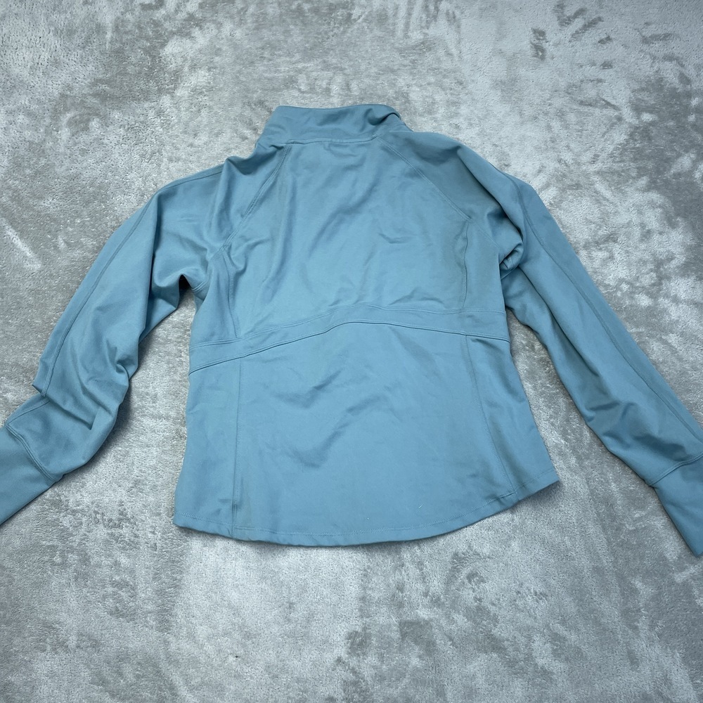 💥 Jockey Women's M Activewear Sweatshirt Blue e0225 - Picture 4 of 5